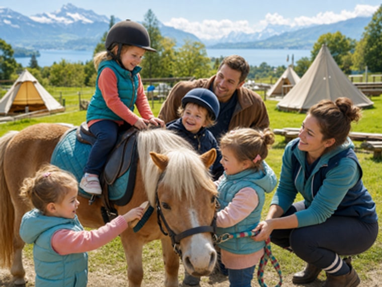 Cours équestres pour enfants pendant vacances
