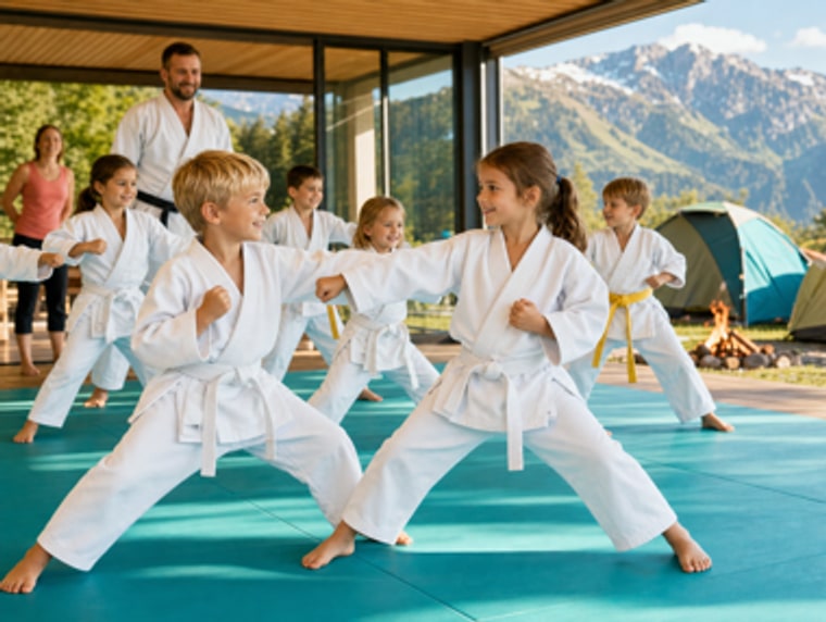 Camps de vacances d'arts martiaux pour enfants