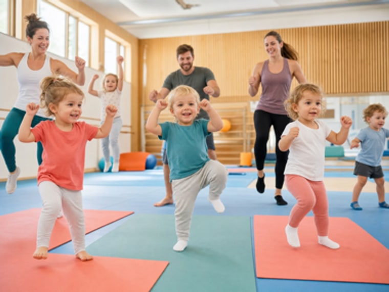 Cours daérobic pour enfants et adolescents