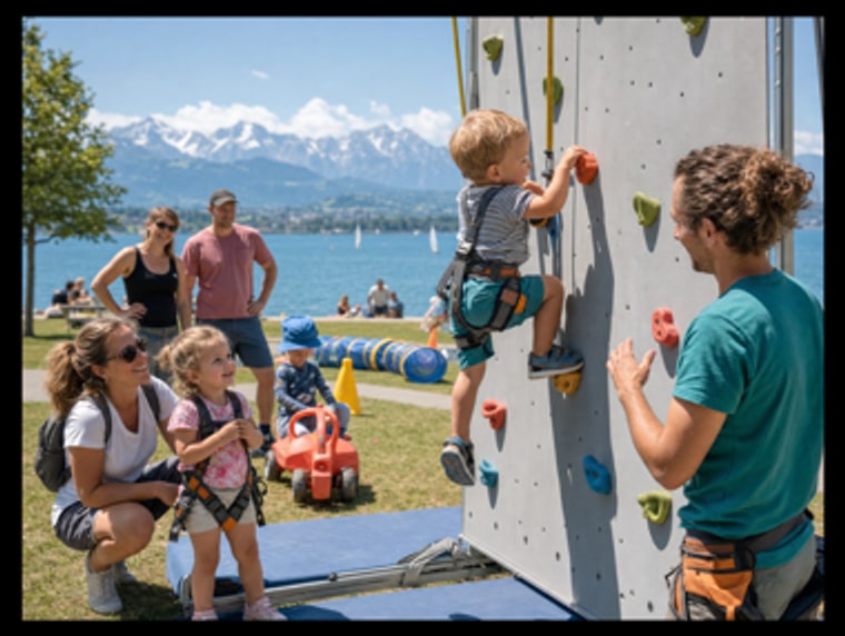Testez l'escalade gratuitement pour les Panathlon Family Games