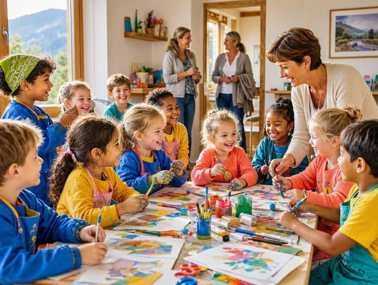 Espace de jeux intérieurs pour enfants