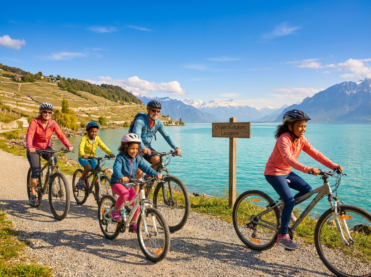 Voyage à vélo en famille Camp