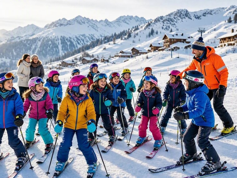 Aventure freeride pour enfants de 7 à 12 ans