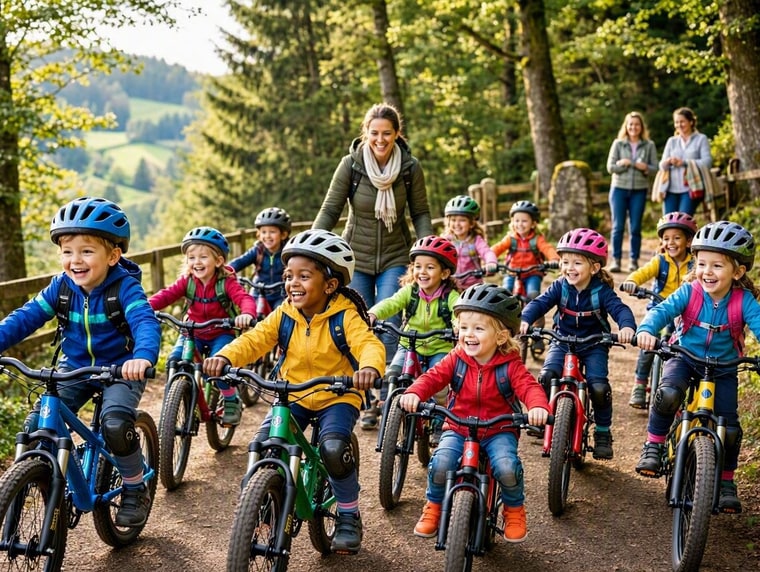 La Glânoise - Course VTT Poussins (filles et garçons)