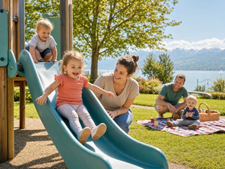 Playgrounds and picnic areas