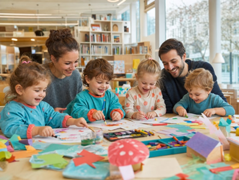 Contes pour enfants à la bibliothèque