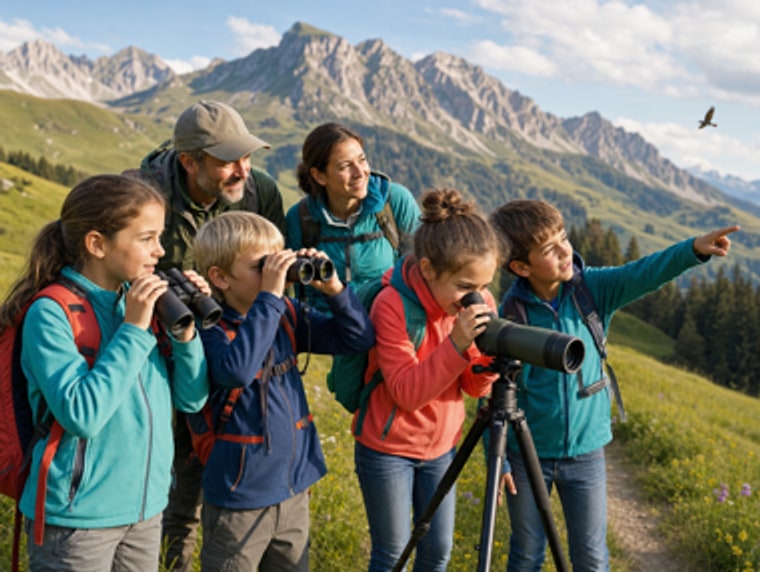 Observation et écoute des oiseaux de montagne
