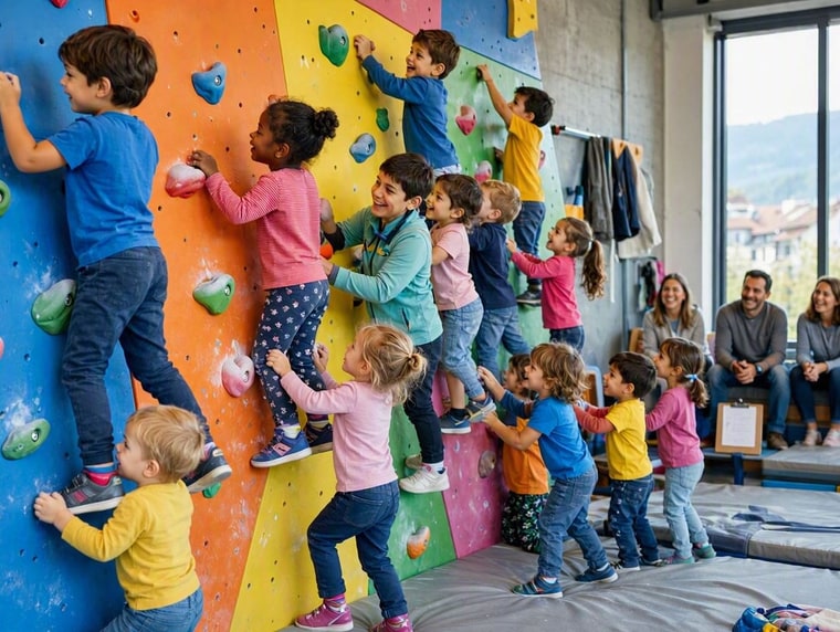 Escalade Trampoline - Espace Kids Vernier