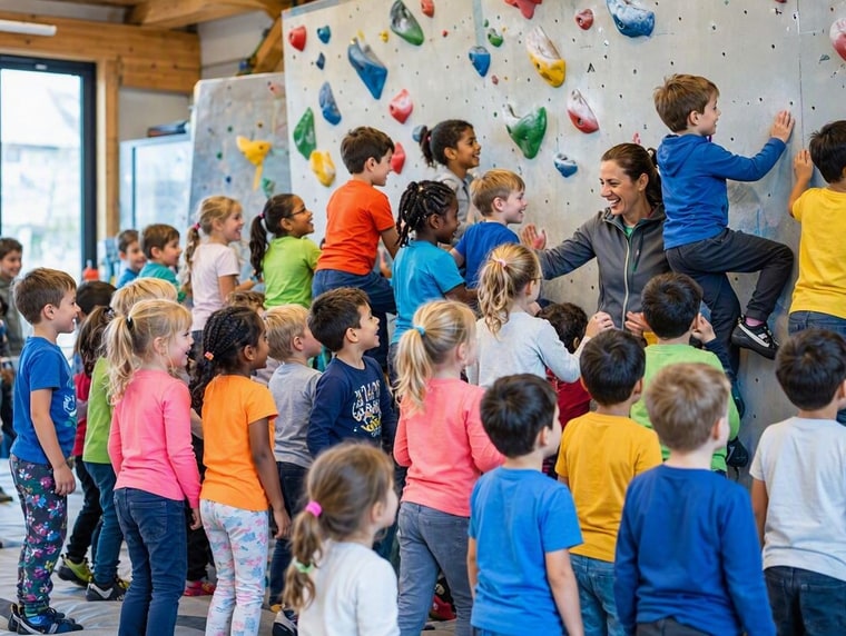 Cours d'escalade pour enfants dès 5 ans