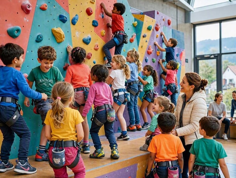 Cours Privés d'Escalade pour Enfants