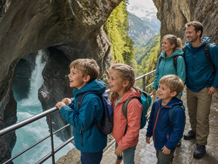Les chutes du Trümmelbach