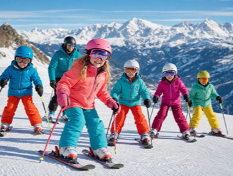 Cours de ski collectifs enfants