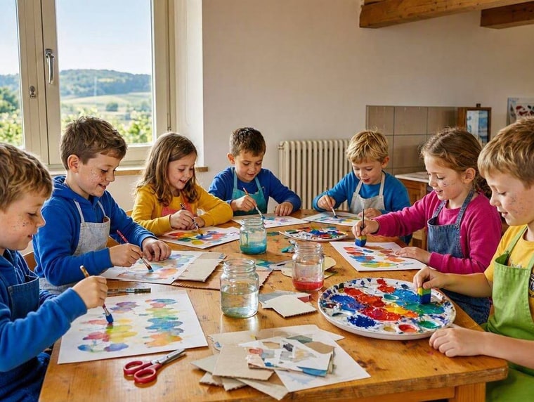Cours de loisirs créatifs pour enfants de 7 à 10 ans