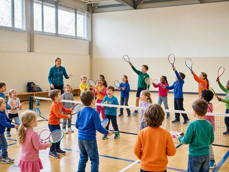 Cours de badminton