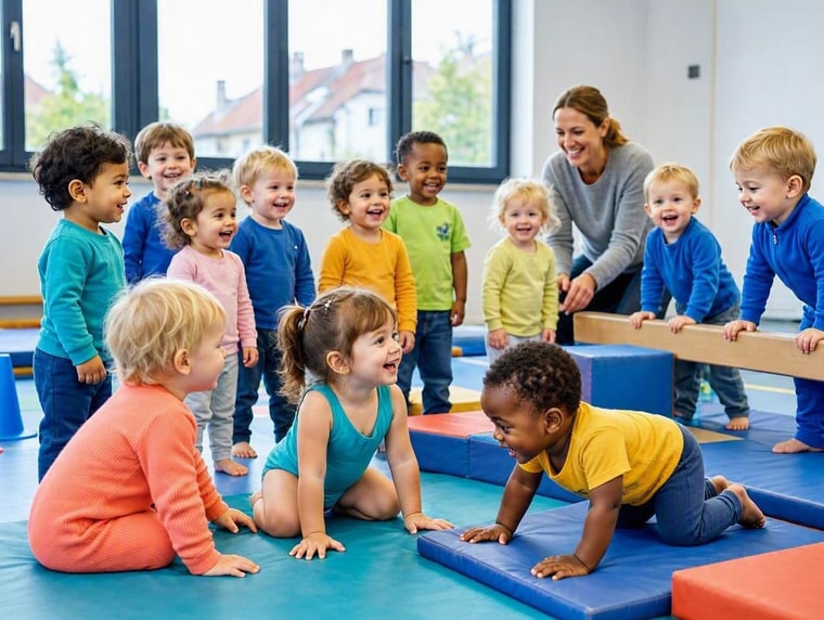Gymnastique ludique parents-enfants