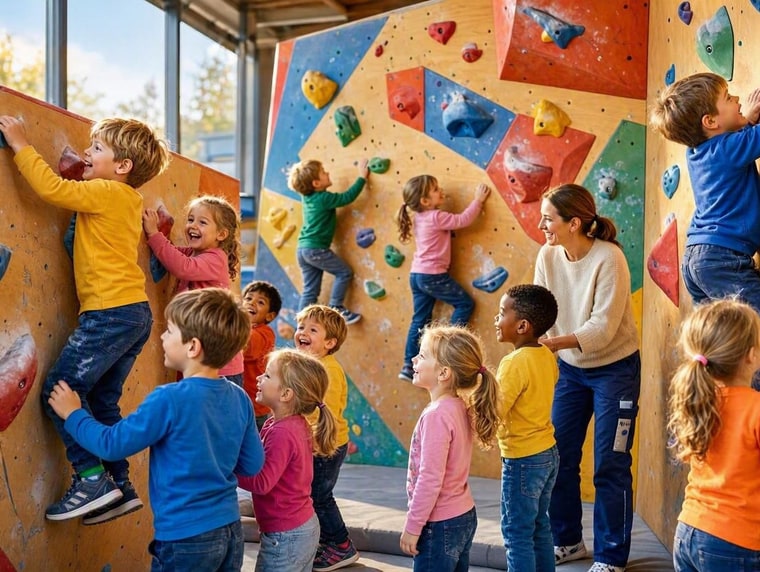 Cours réguliers d'escalade pour enfants dès 5 ans