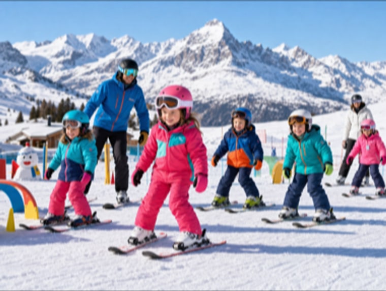 École de ski pour enfants demi-journée à Zermatt