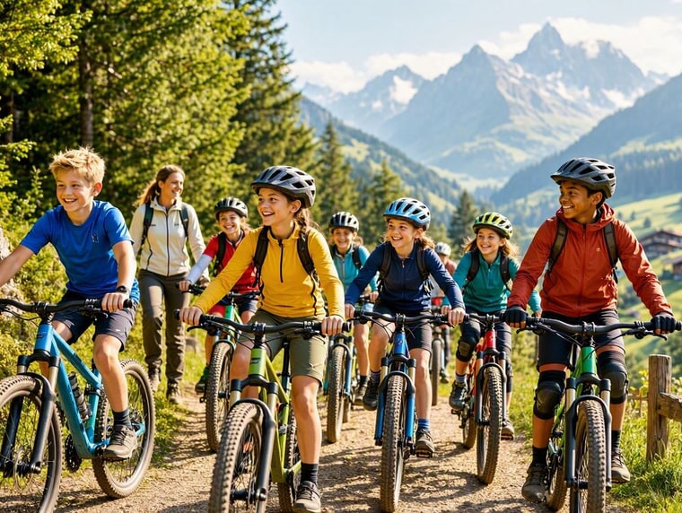 Cours de VTT et descente pour les 10 à 16 ans