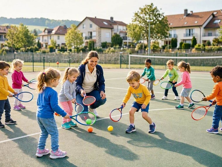 Cours de tennis Kids (4-6 ans) - Saison été