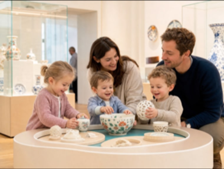 Ariana Museum trusting your kids with porcelaine