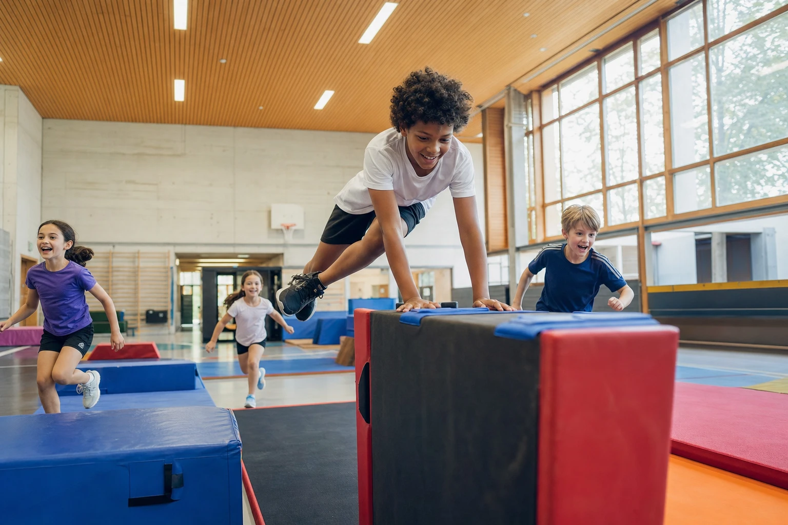 Cours de Parkour de 8 – 12 ans - Jeudi 17:15 – 18:15