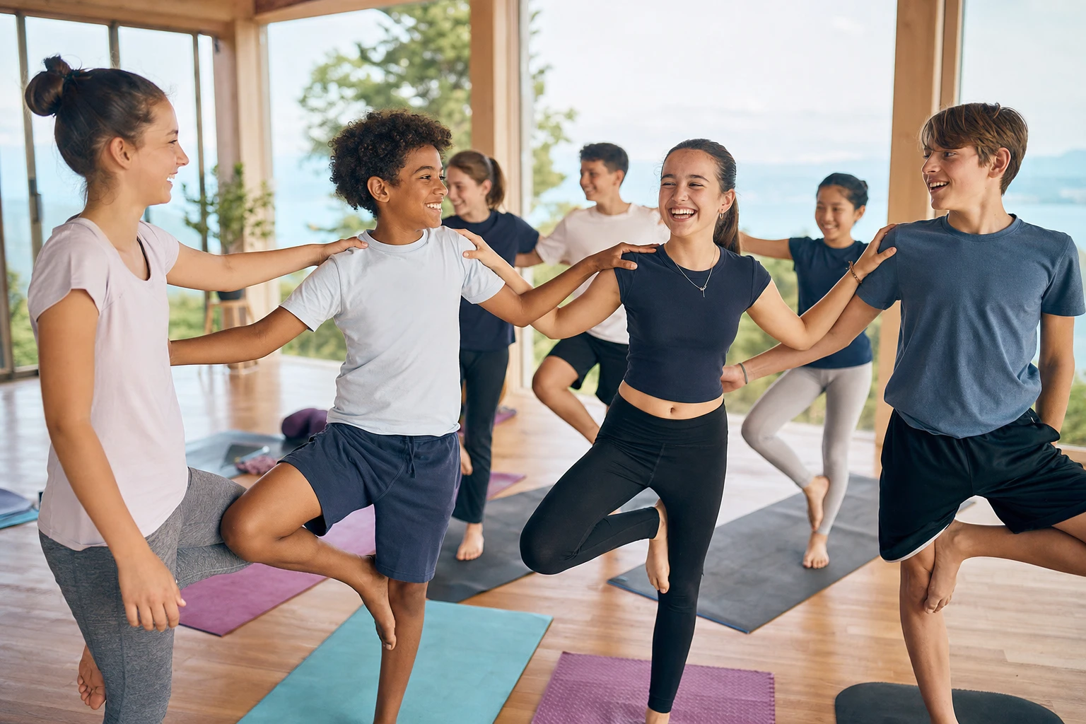 Yoga pour adolescents de 11 à 15 ans