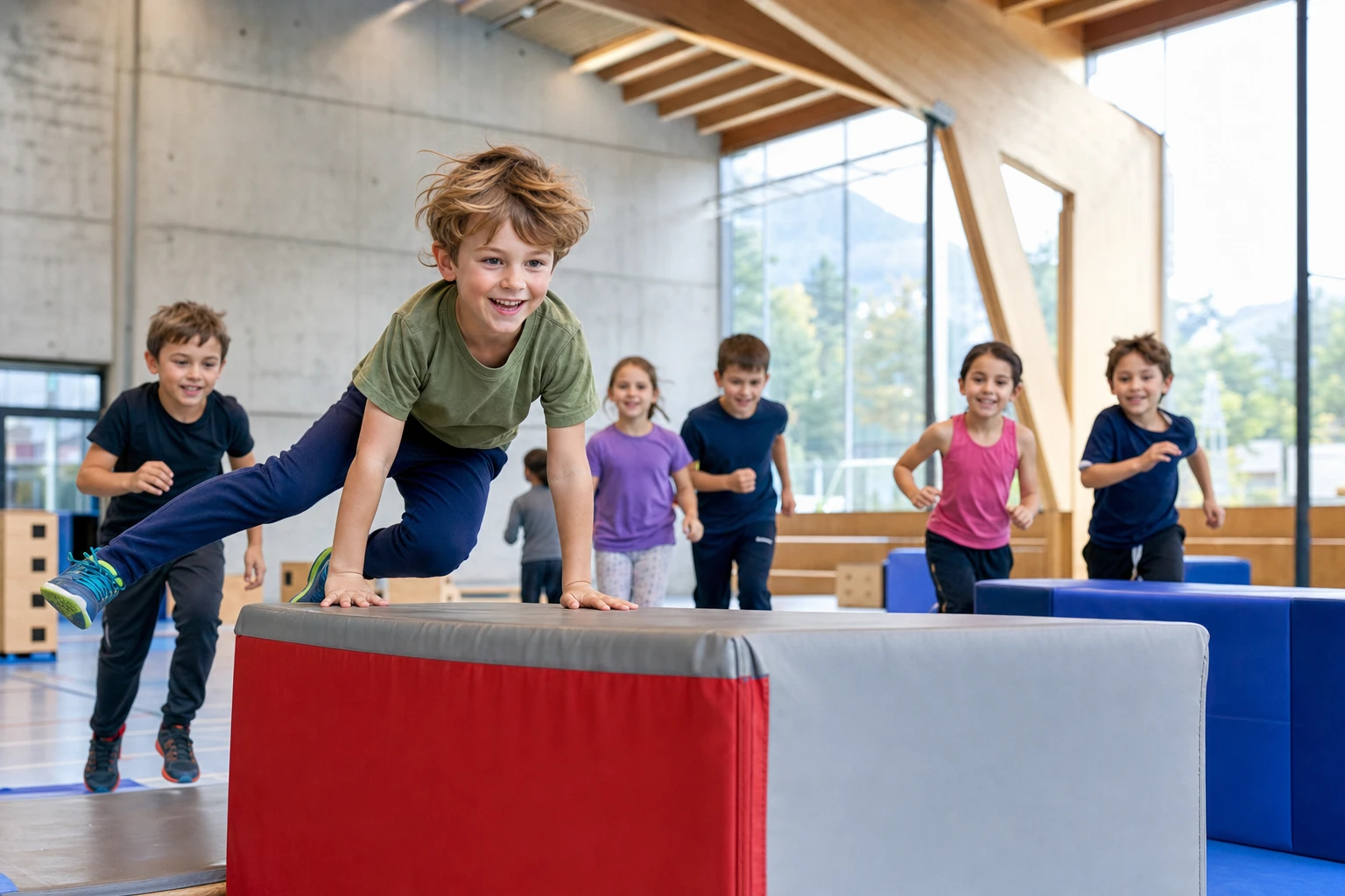 Cours de Parkour de 5 – 7 ans - Mercredi 12:30 – 13:30