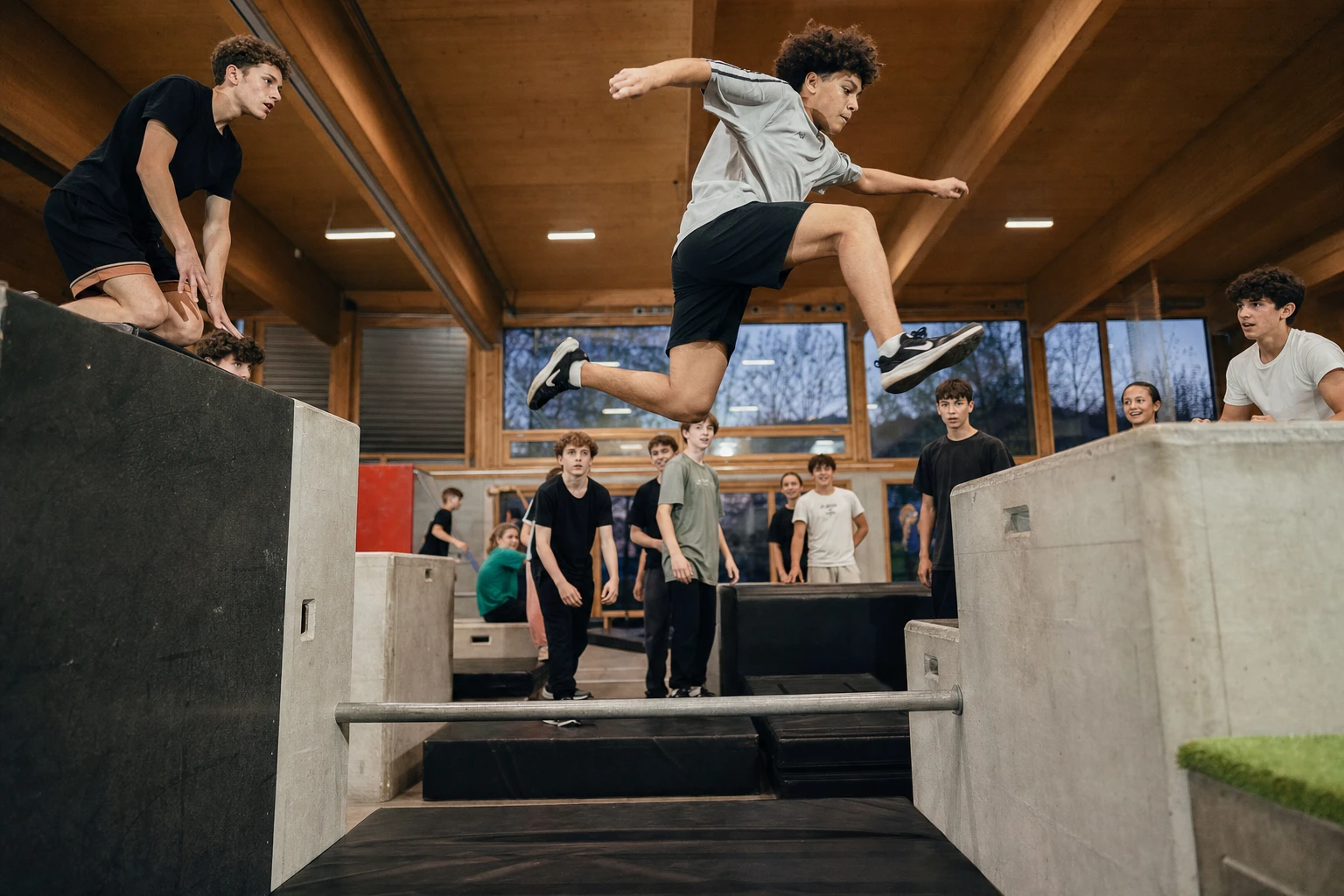 Cours de Parkour de 13 – 17 ans - Jeudi 18:30 – 20:00