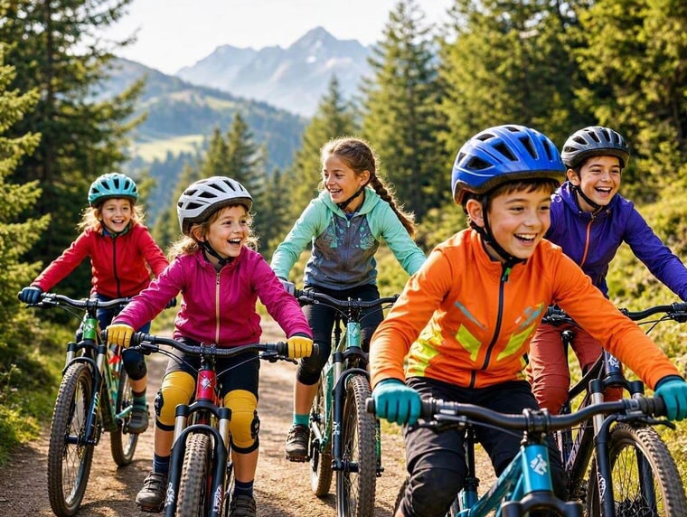 Aventure en VTT pour enfants de 7 à 12 ans