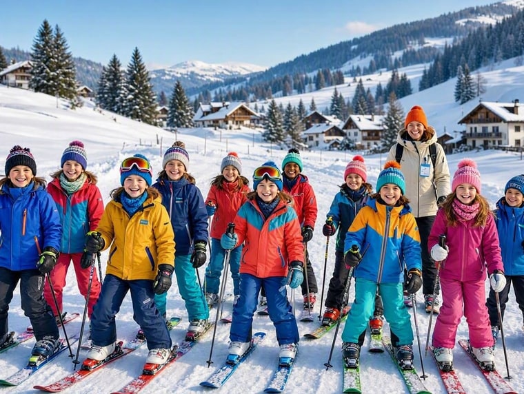 Cours de ski pour enfants
