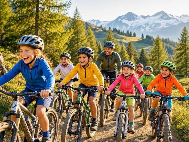 Aventure en VTT pour les 7 à 12 ans