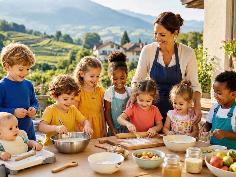 Garde d'enfants à Ollon