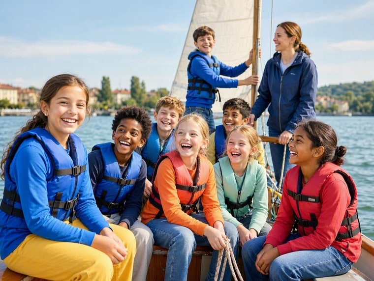 Cours de voile pour enfants