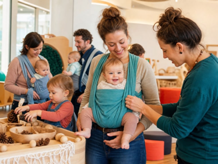Ateliers Parents-Enfants : Portage physiologique pour bébé
