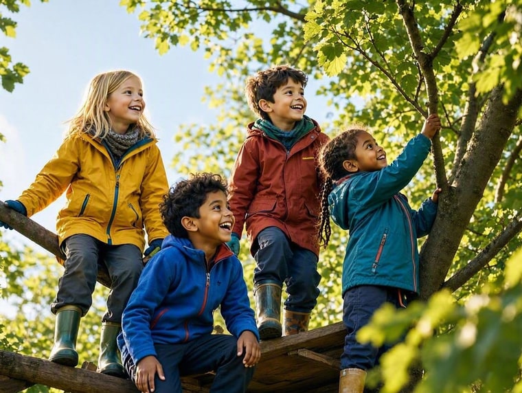 Parcours d'accrobranche à Fun Forest
